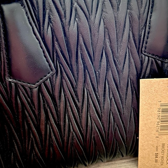 Steve Madden Black Handbag with Texture NWT - Picture 11 of 13
